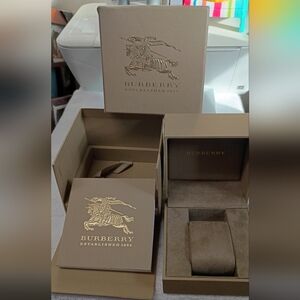 Burberry watch Box And Book